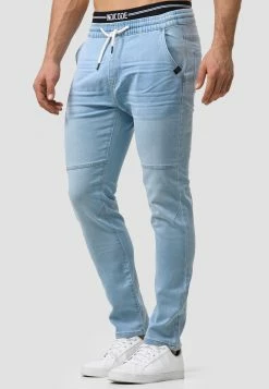 Indicode Jeans Fabrizio - Slim Fit Jeans - Dim Blue -Indicode Jeans Verkoop winkel f75ca28c21e34a11ae9f403b2ea22aaf