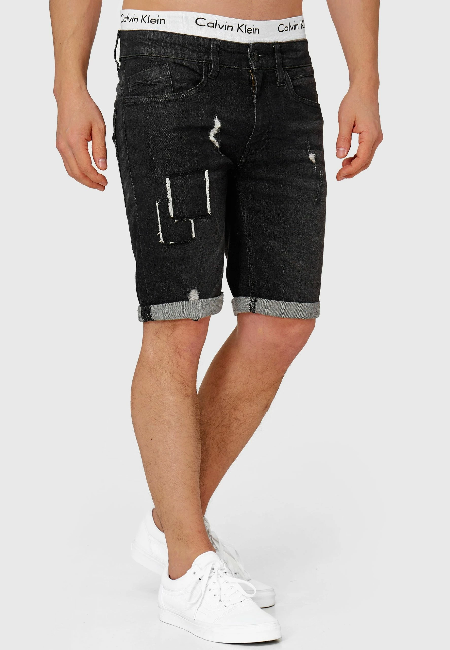 Indicode Jeans Roberts - Jeansshort - Black 5 Indicode Jeans Roberts - Jeansshort - Black - Afbeelding 3