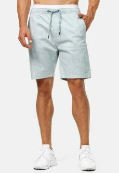 Indicode Jeans Kelowna - Shorts - Celestial Blue Print